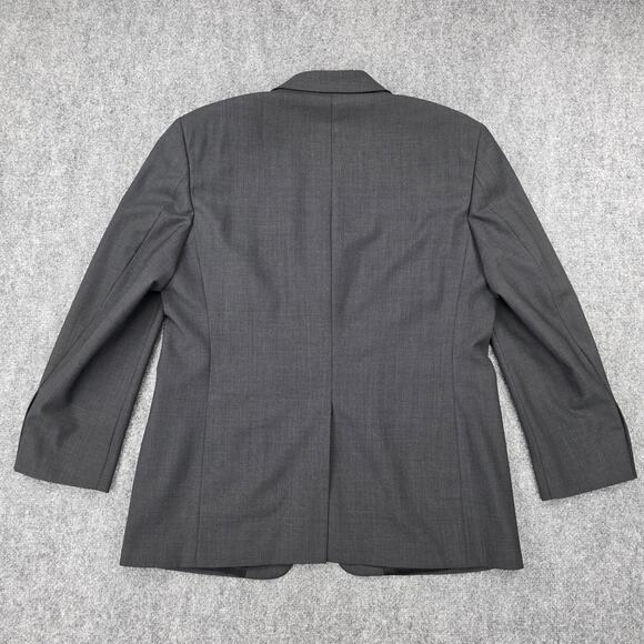 Brooks Brothers Blazer Mens 44R Gray 346 Stretch Wool Two Button Notch Lapel - Picture 9 of 16